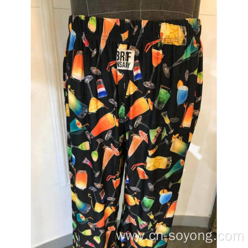 Men's House Sleepwear Men's Casual Printed Lounge Pants House Sleepwear Supplier